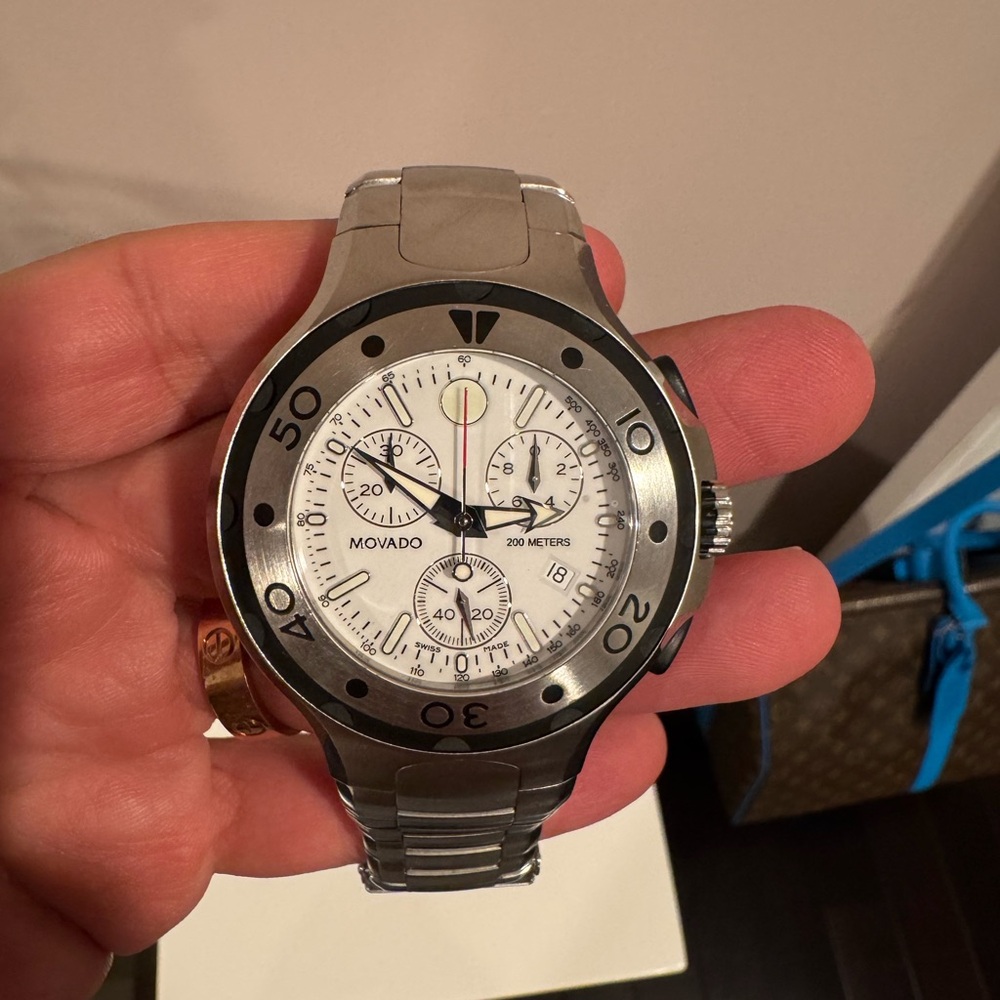 Movado Men’s 800 series stainless steal quartz